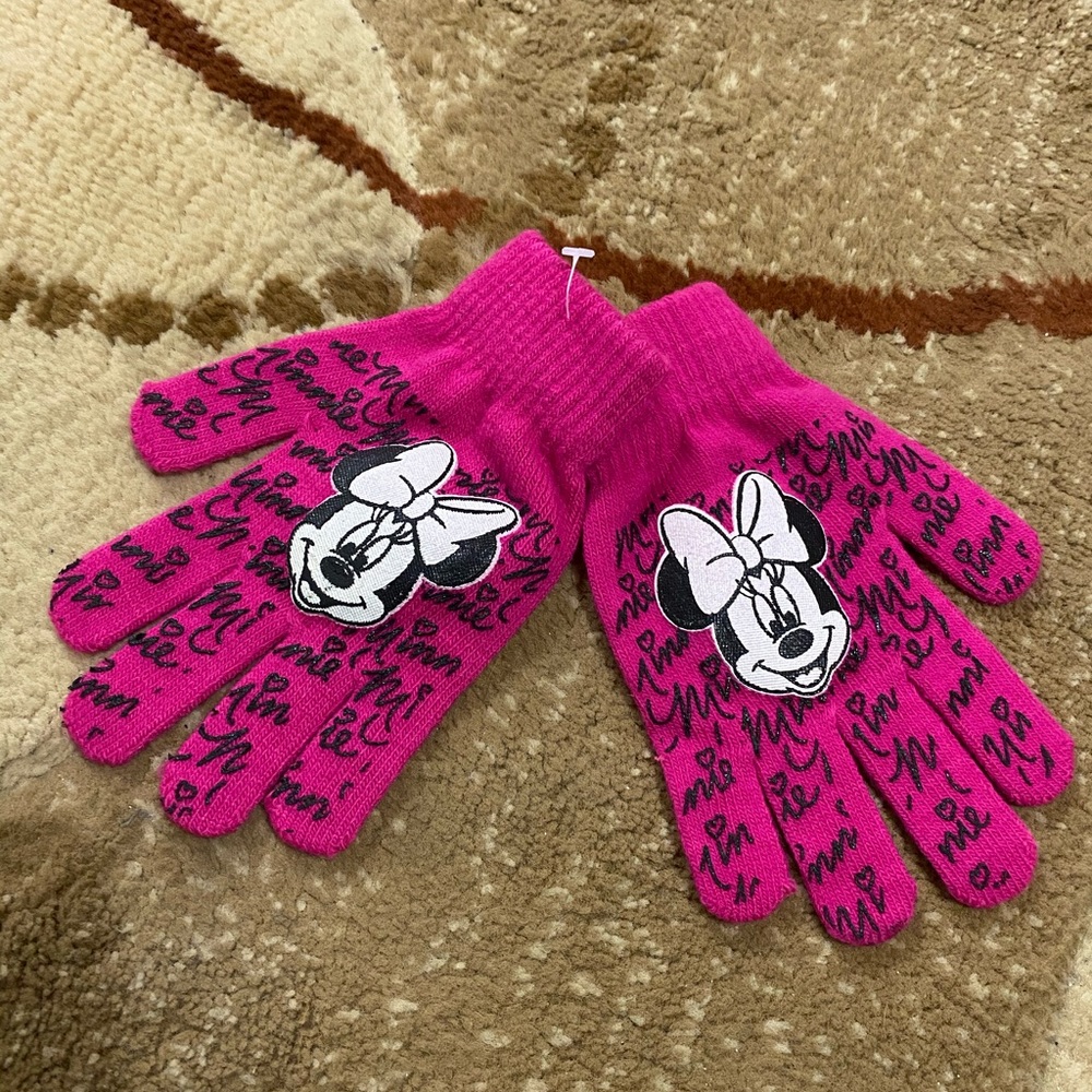 Minnie Mouse winter gloves- Girls